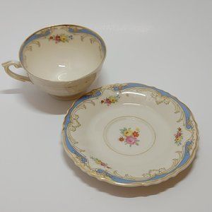 Symphony by SYRACUSE Footed Cup & Saucer Set